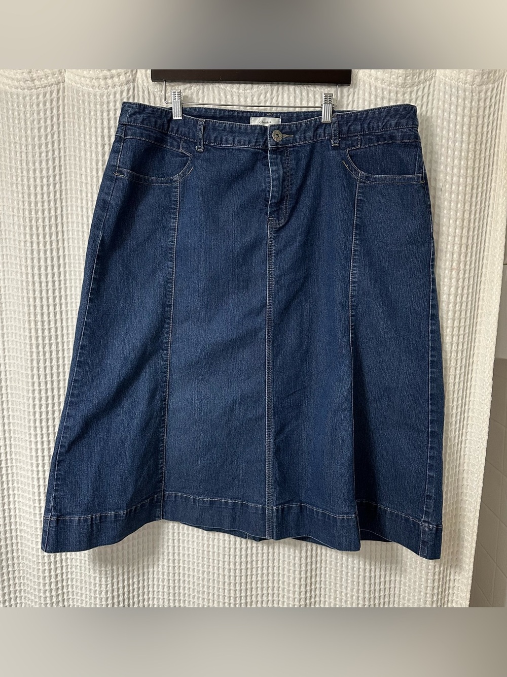 J. Crew Plus Size Denim A-Line Skirt